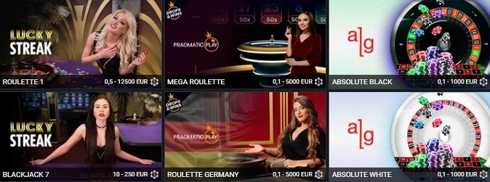 1xBet Live Casino