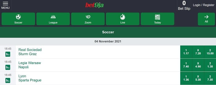 Bet9ja Mobilelite