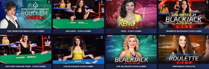 Konfambet Live Casino Games