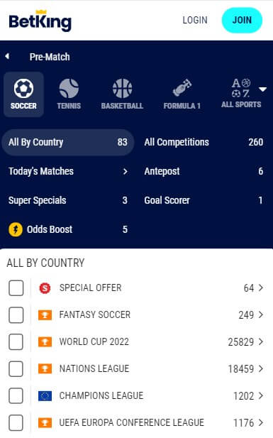 Betking Mobile App