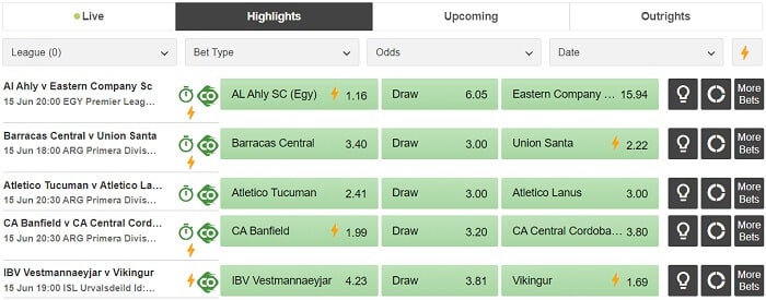 Betway Prediction