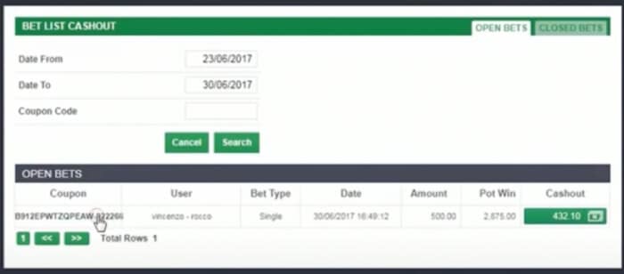 Calculate Cash Out in Bet9ja