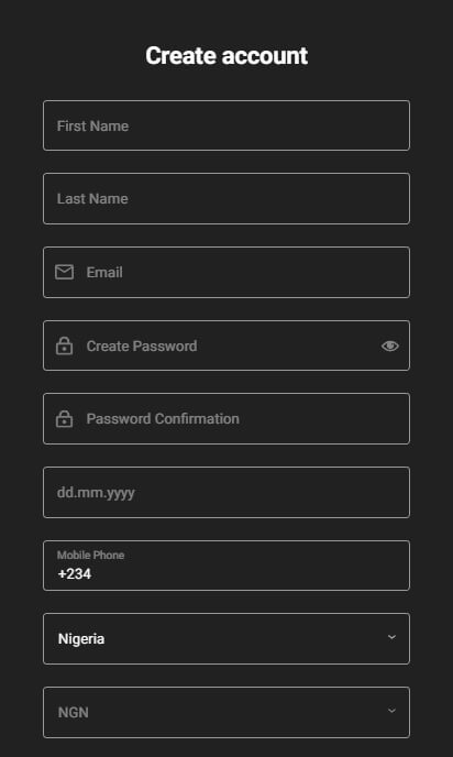 N1bet Registration