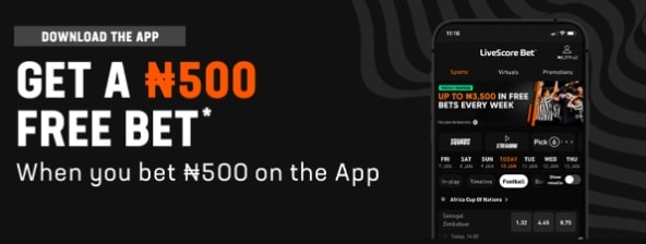 App Bonus LiveScore Bet