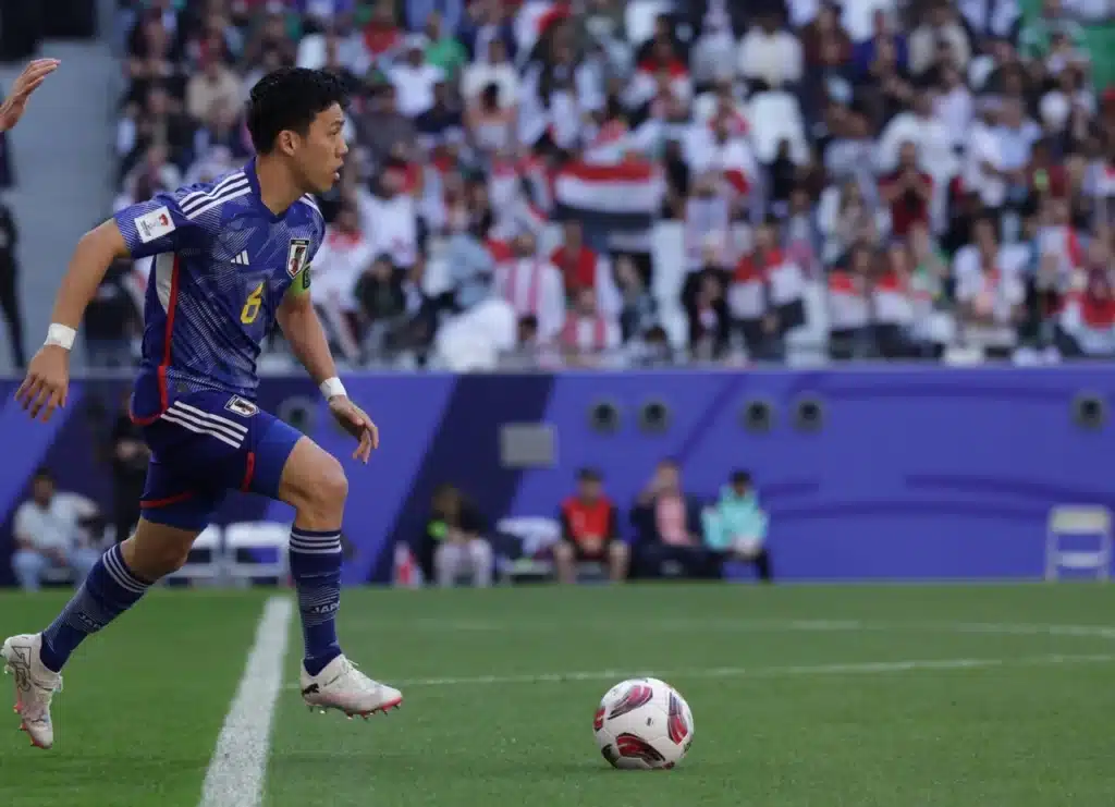 Wataru Endo of Japan, Liverpool FC during the match between Iraq and Japan