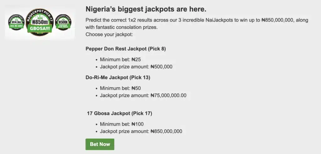 Betway - Nigeria’s biggest jackpots are here