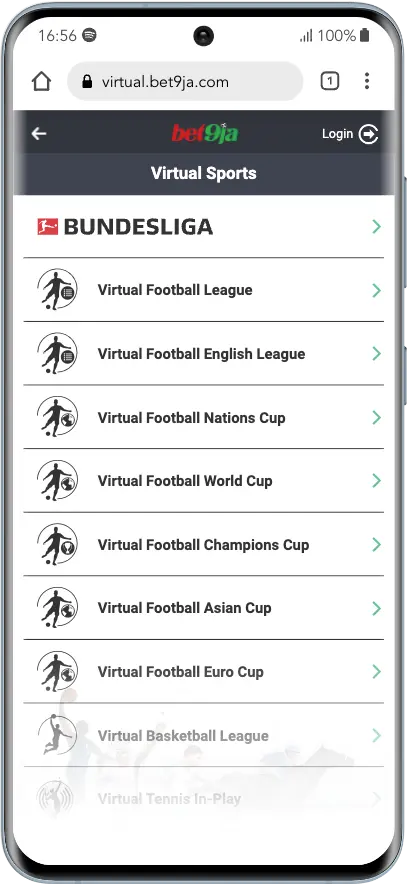 Bet9ja Virtual Sports 