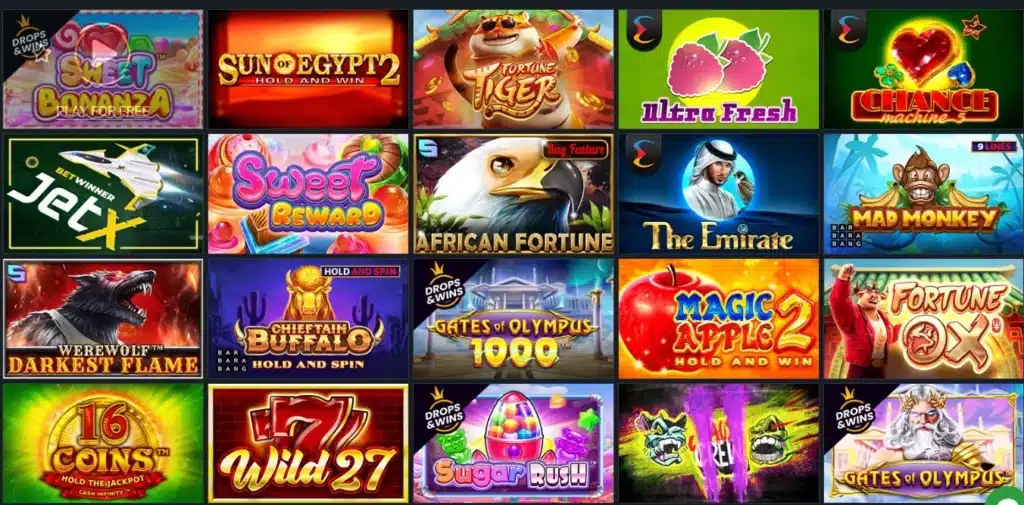 Play Slots with BetWinner