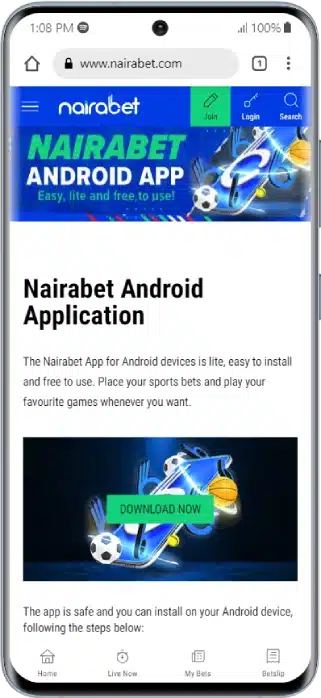 NairaBet Ng Android