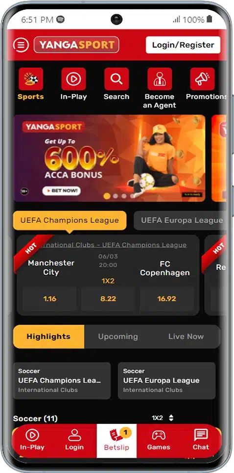 YangaSport Android App Download