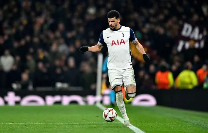 Dominic Solanke (Spurs) at the Tottenham Hotspur Stadium, London