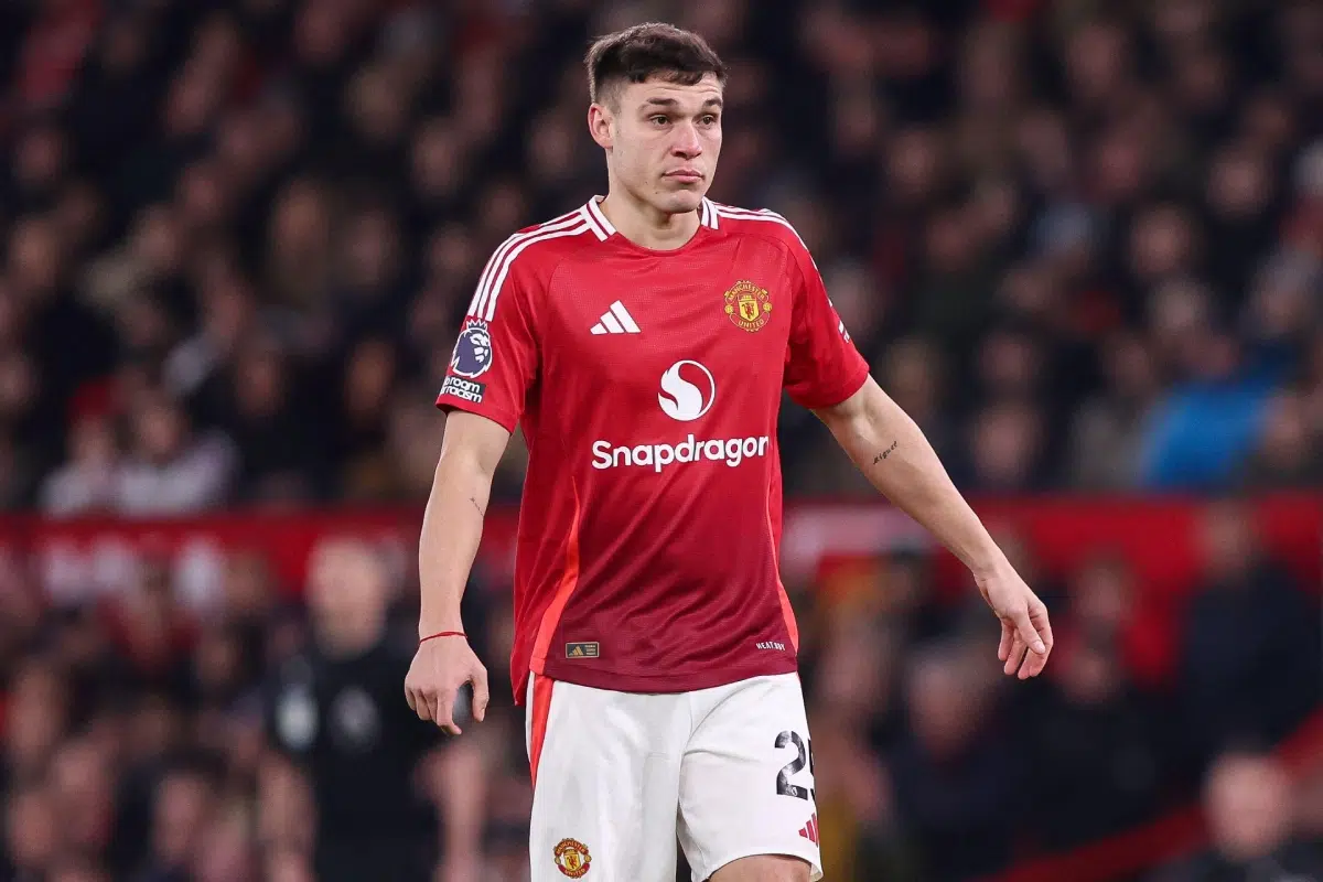 Manuel Ugarte of Manchester United during the Manchester United FC v Southampton FC English Premier League match