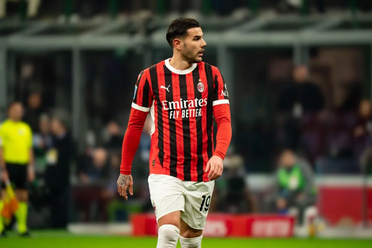 Theo Hernandez (AC Milan) during the Italian championship Serie A football match between AC Milan and FC Internazionale.