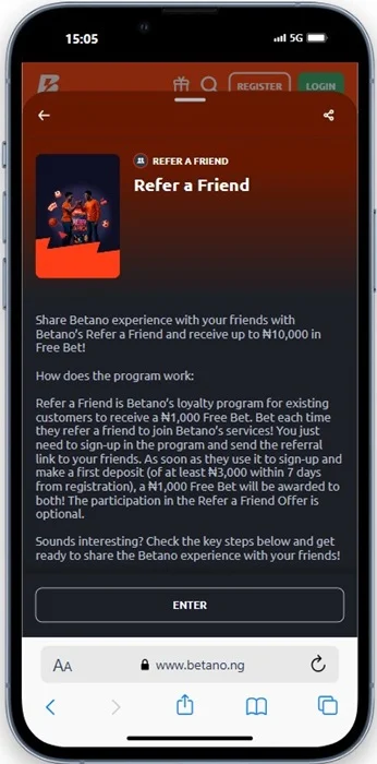Betano Refer a Friend