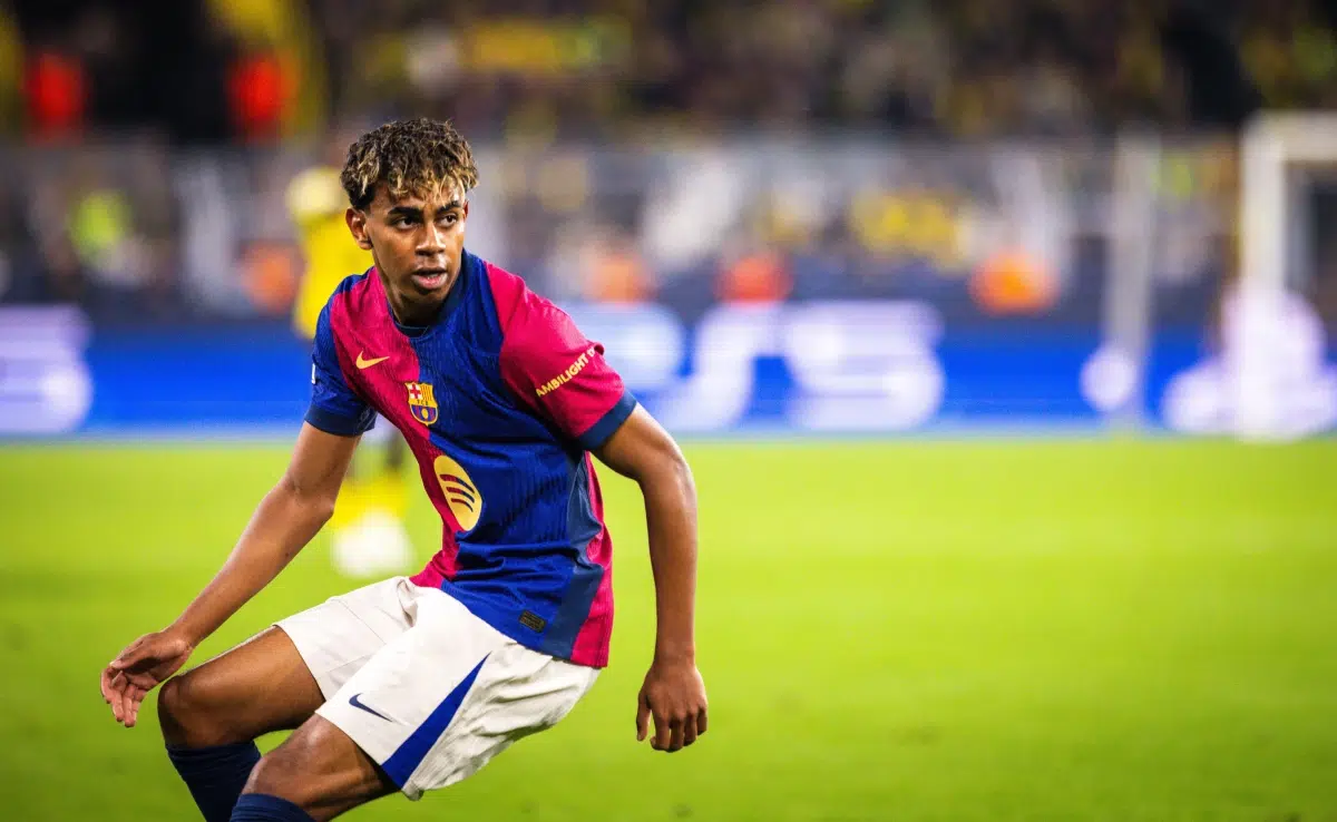 15th Apr 2025 Lamine Yamal (Barca) Borussia Dortmund - FC Barcelona