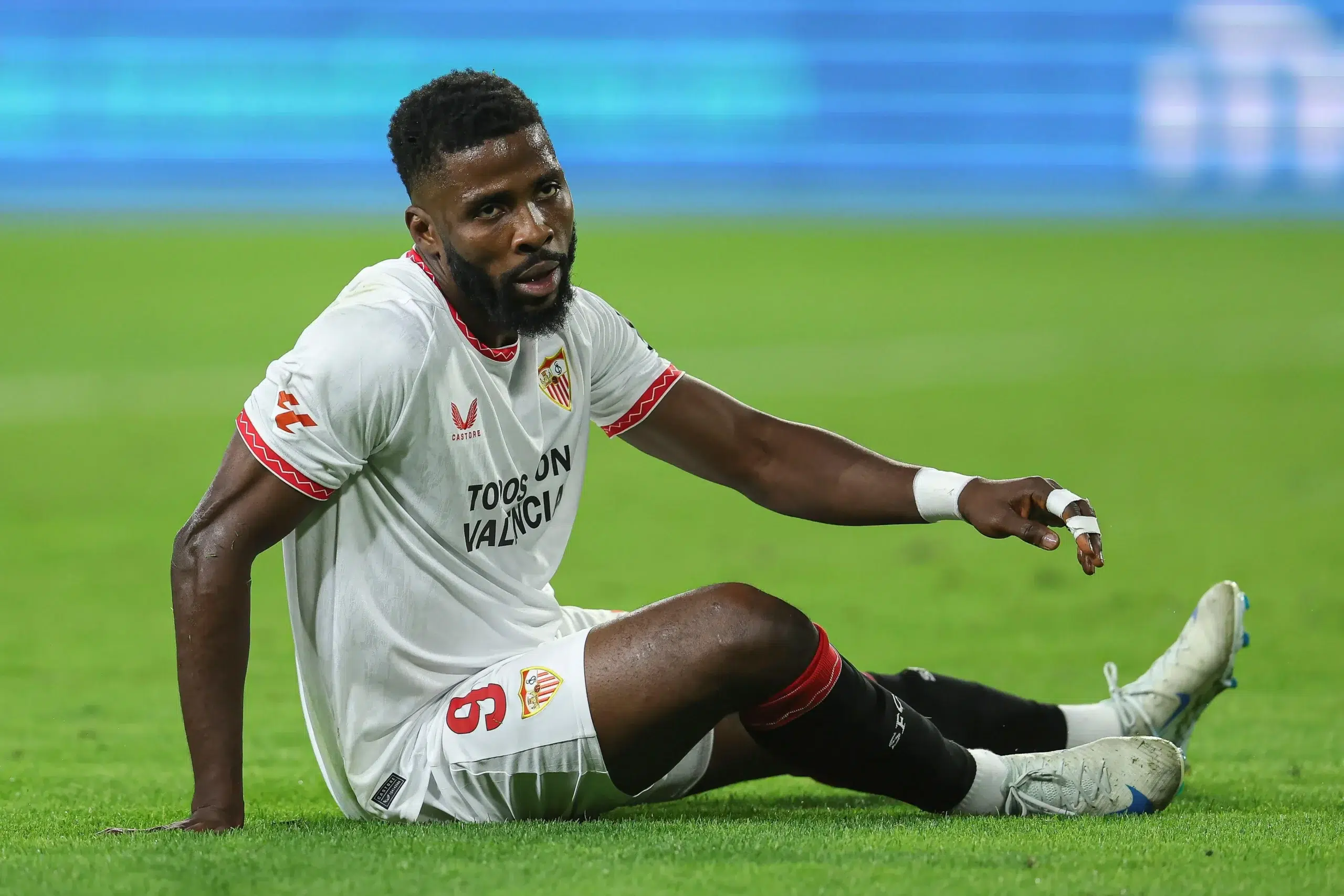 Kelechi Iheanacho of Sevilla FC during the La Liga EA Sports match between Sevilla FC and Real Sociedad