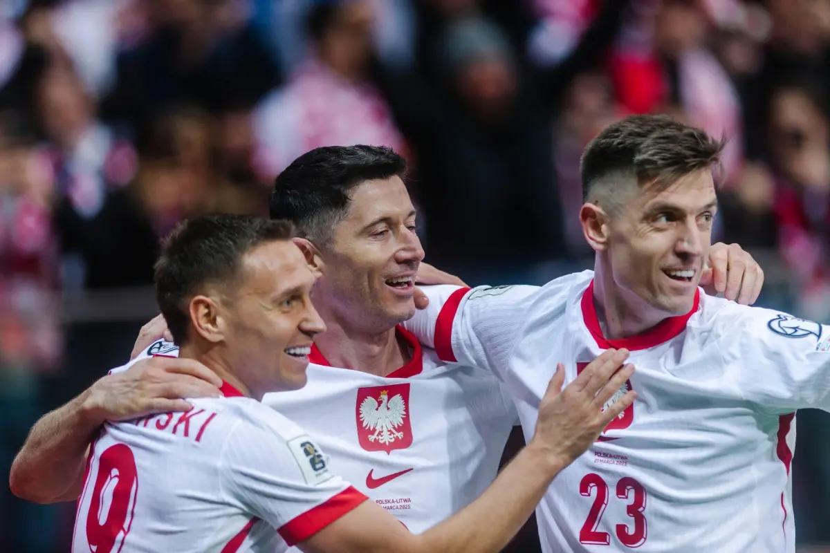 FIFA World Cup 2026 Qualifiers; Poland and Lithuania in Warszawa, Poland, on March 21, 2025
