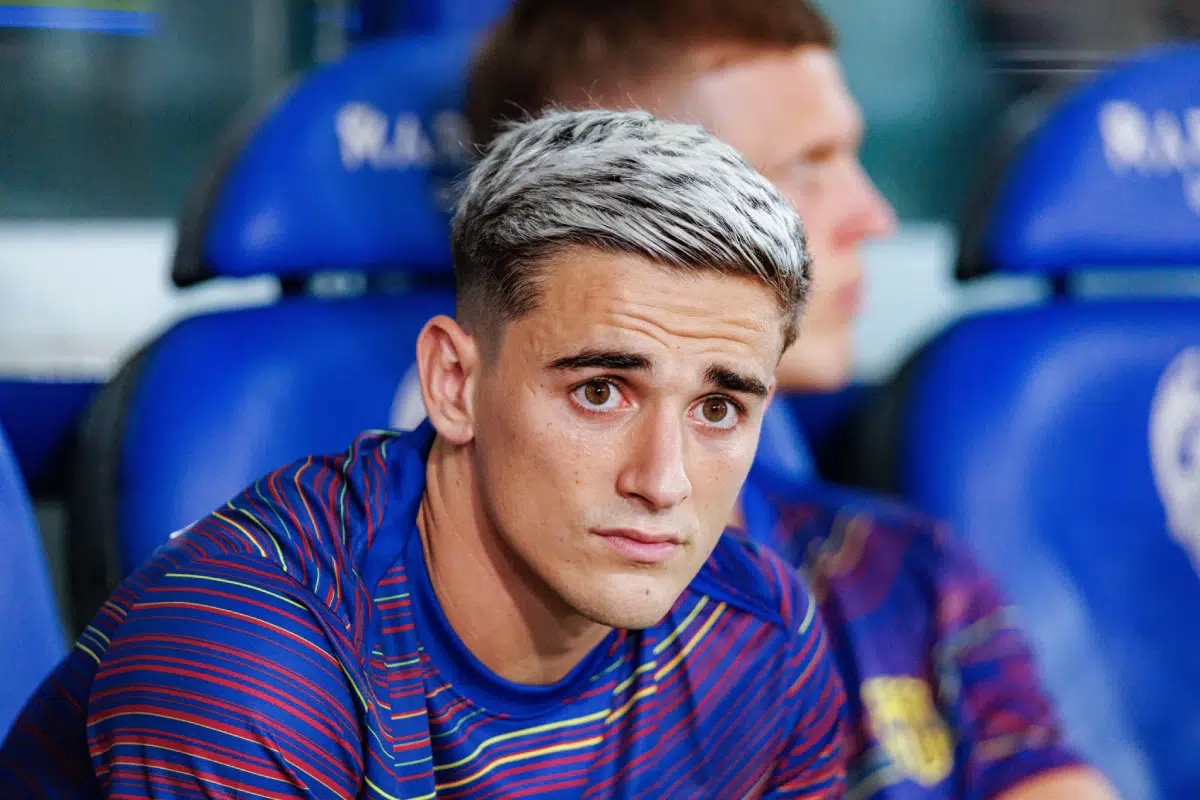 Pablo Martin Paez Gavira Gavi (FC Barcelona) seen during the LaLiga EA SPORTS game between teams of UD Levante and FC Barcelona