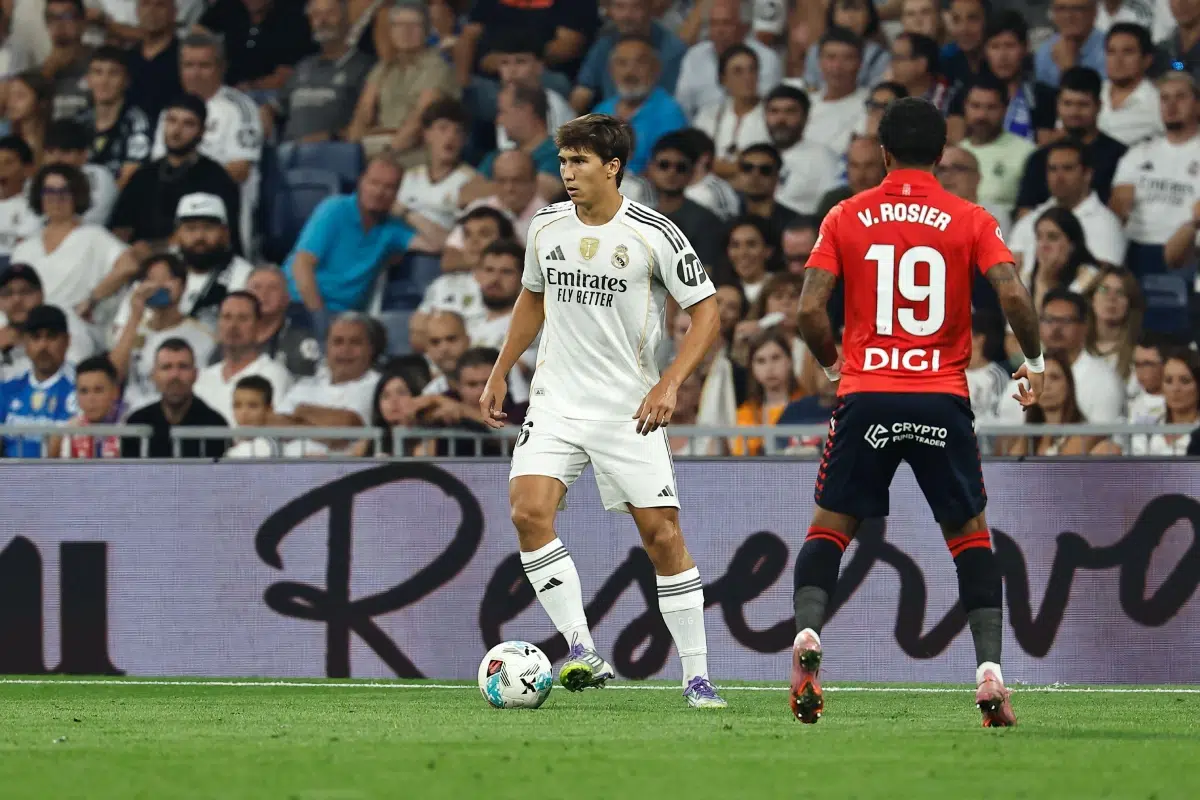 Gonzalo Garcia (Real) Football/Soccer : Spanish "LaLiga EA Sports" match between Real Madrid CF - CA Osasuna