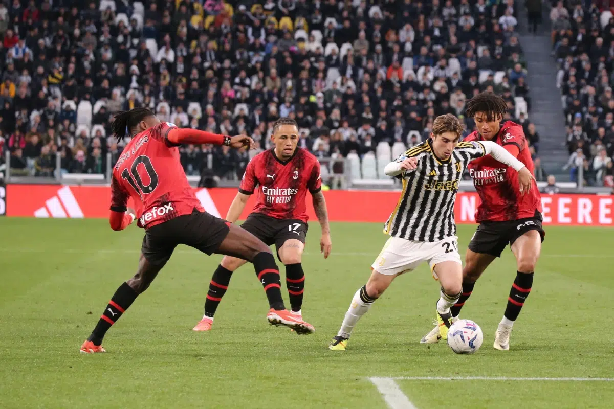 Fabio Miretti (Juventus FC) in action during Juventus FC vs AC Milan, 2024