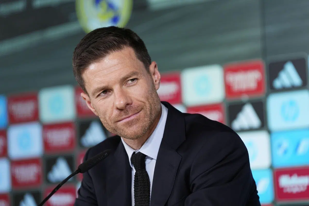 Xabi Alonso during his presentation as new head coach of Real Madrid on 26, May 2025