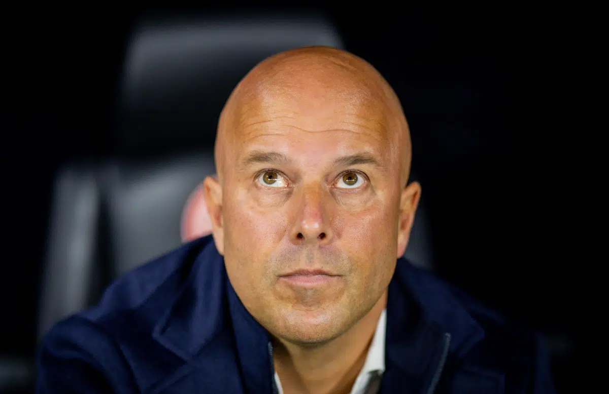 Trainer Arne Slot (Liverpool) Eintracht Frankfurt - FC Liverpool 22.10.2025