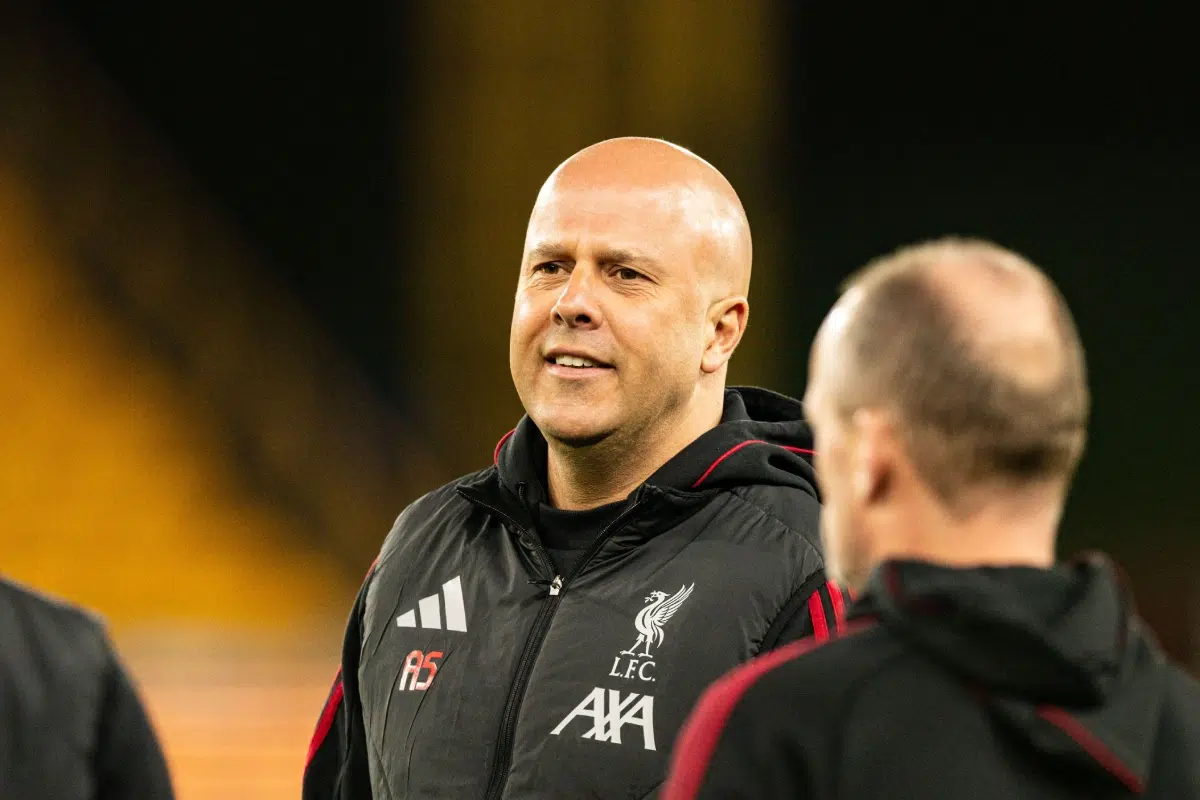 Liverpool Head Coach Arne Slot, Wolverhampton Wanderers vs Liverpool, 3rd March 2026