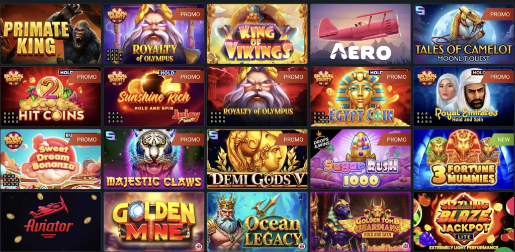BetWinner Casino Games