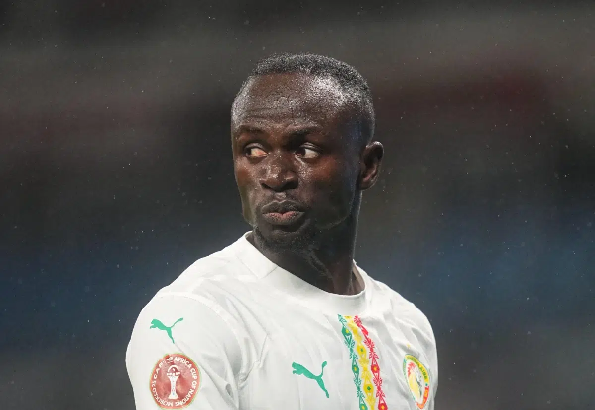 Sadio Mane of Senegal looks on during the 2026 AFCON