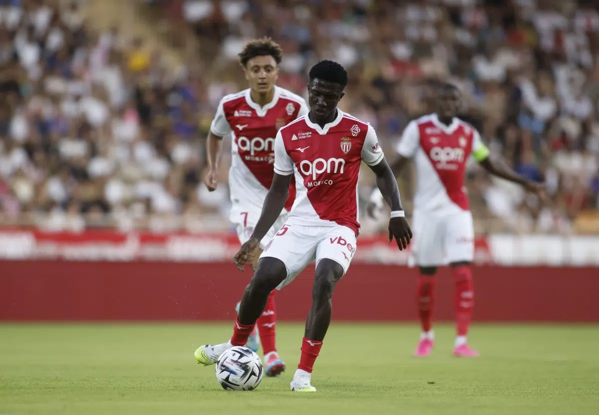Lamine Camara of AS Monaco, 2025