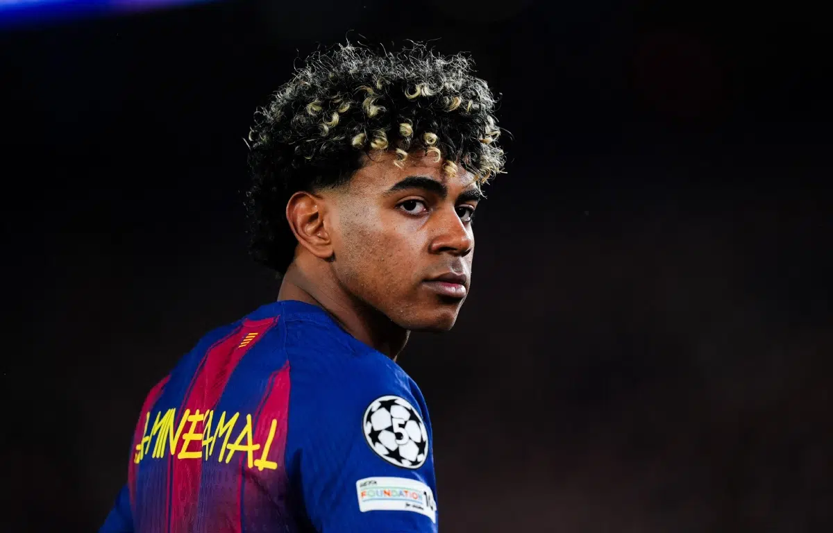 Barcelona's Lamine Yamal during the UEFA Champions League round of sixteen, second leg match, March 18, 2026