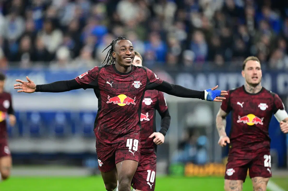 Diomande’s goal celebration, 2026