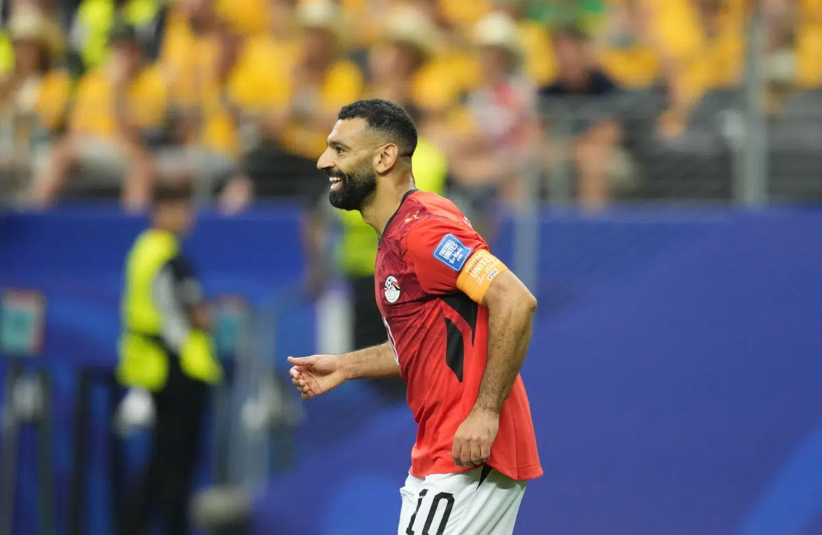 Mohamed Salah (Egypt) during the Australia and Egypt match, 2026