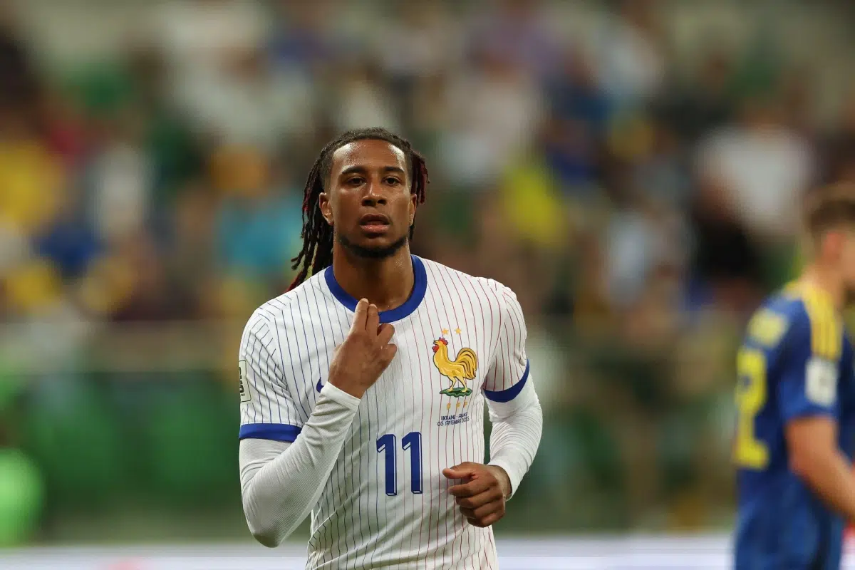 Olise of France seen during the European World Cup Qualifiers 2026